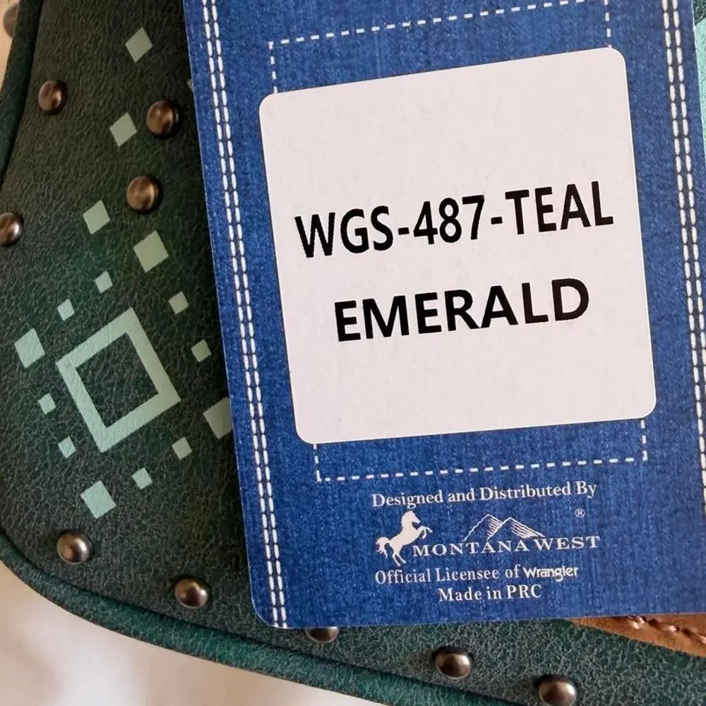 Brand new wrangler teal cross